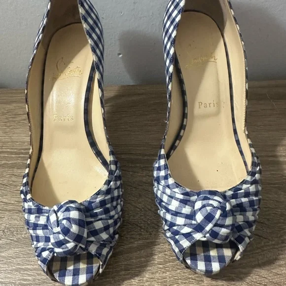 Christian Louboutin Shoes Christian Louboutin Navy And White